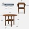 Best Choice Products Round Dining Table, 42 Small Kitchen Dining Table for 4 w/ Dual Leaf"